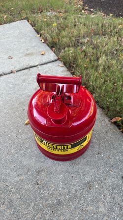 Justrite type I gasoline can