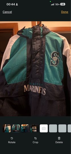 Starter Seattle Mariners Pullover Puffer Jacket