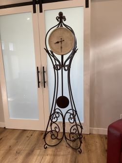 Iron Grandfather clock