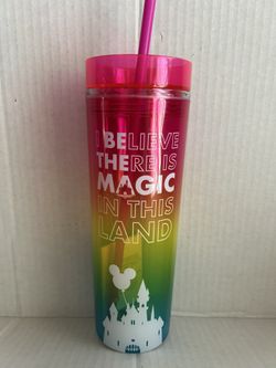 Disneyland Resort Tumbler " I Believe There Is Magic In This Land "  NEW