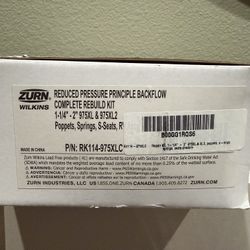 Reduced Pressure Backflow  Complete Rebuild Kit 