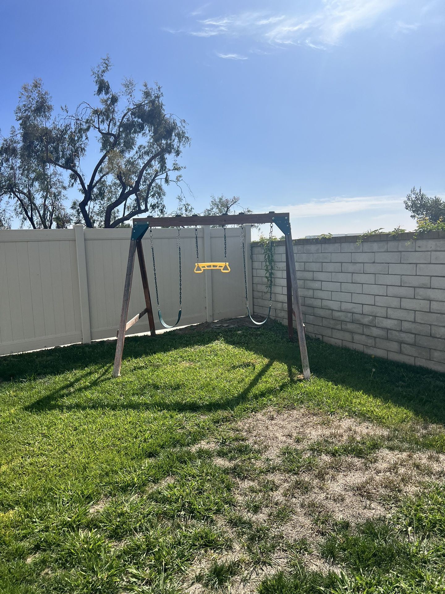 Wooden Swing-Free