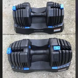 NordicTrack Select Speed Dumbbells 50s New