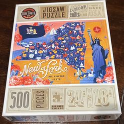 True South Jigsaw Puzzle 500 piece - New York Discover the State series 24 X 18
