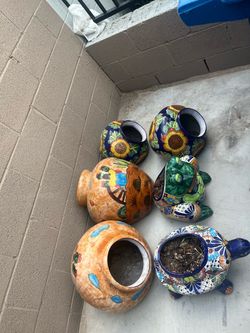 Talavera Ceramic Planters