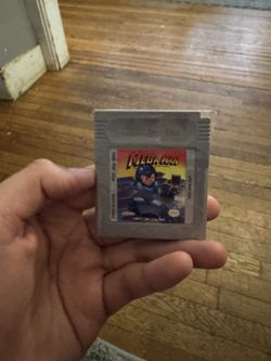 Game Boy Mega Man Game With Plastic Wrap Still On
