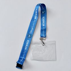 Disney vacation lanyard ID pouch