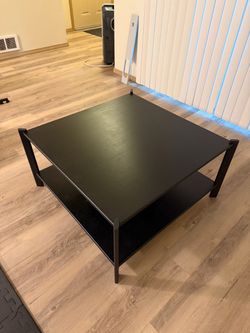 Black coffee table - slightly used