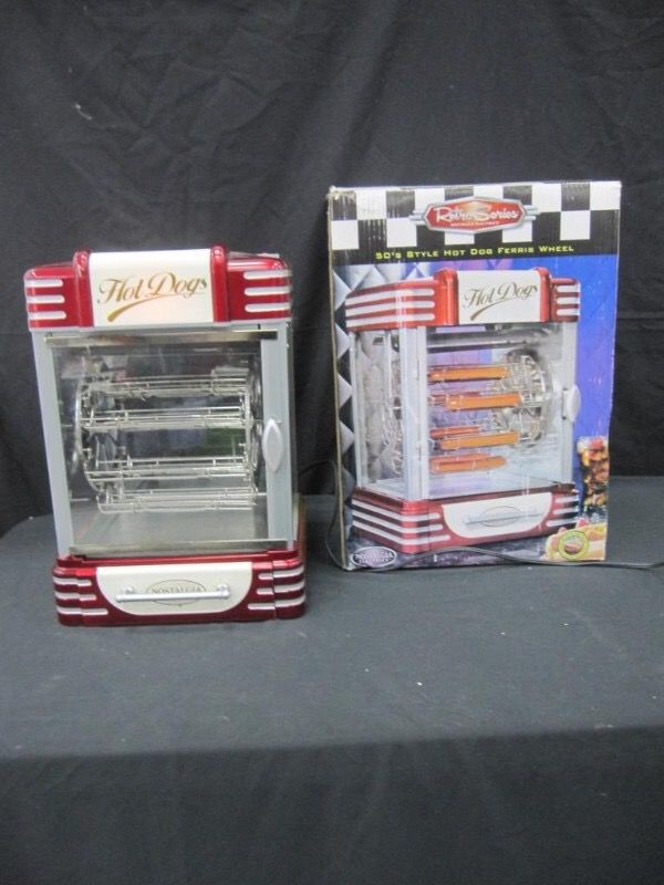 Nostalgia Electrics RFH-900 Ferris Wheel Hot Dog Warmer Retro