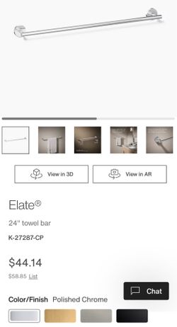 Kohler Towel Bar