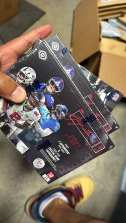 Topps signature football hobby boxes - 5
