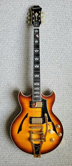 EPIPHONE LTD ED JOHNNY A CUSTOM OUTFIT electric guitar, OHSC, papers