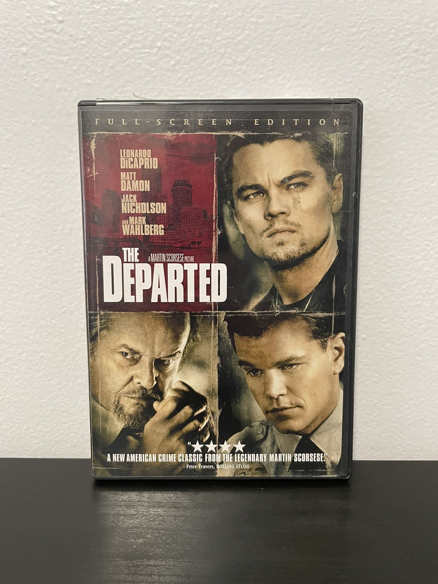 The Departed DVD Movie Full Screen Edition Leonardo DiCaprio Wahlberg 2006