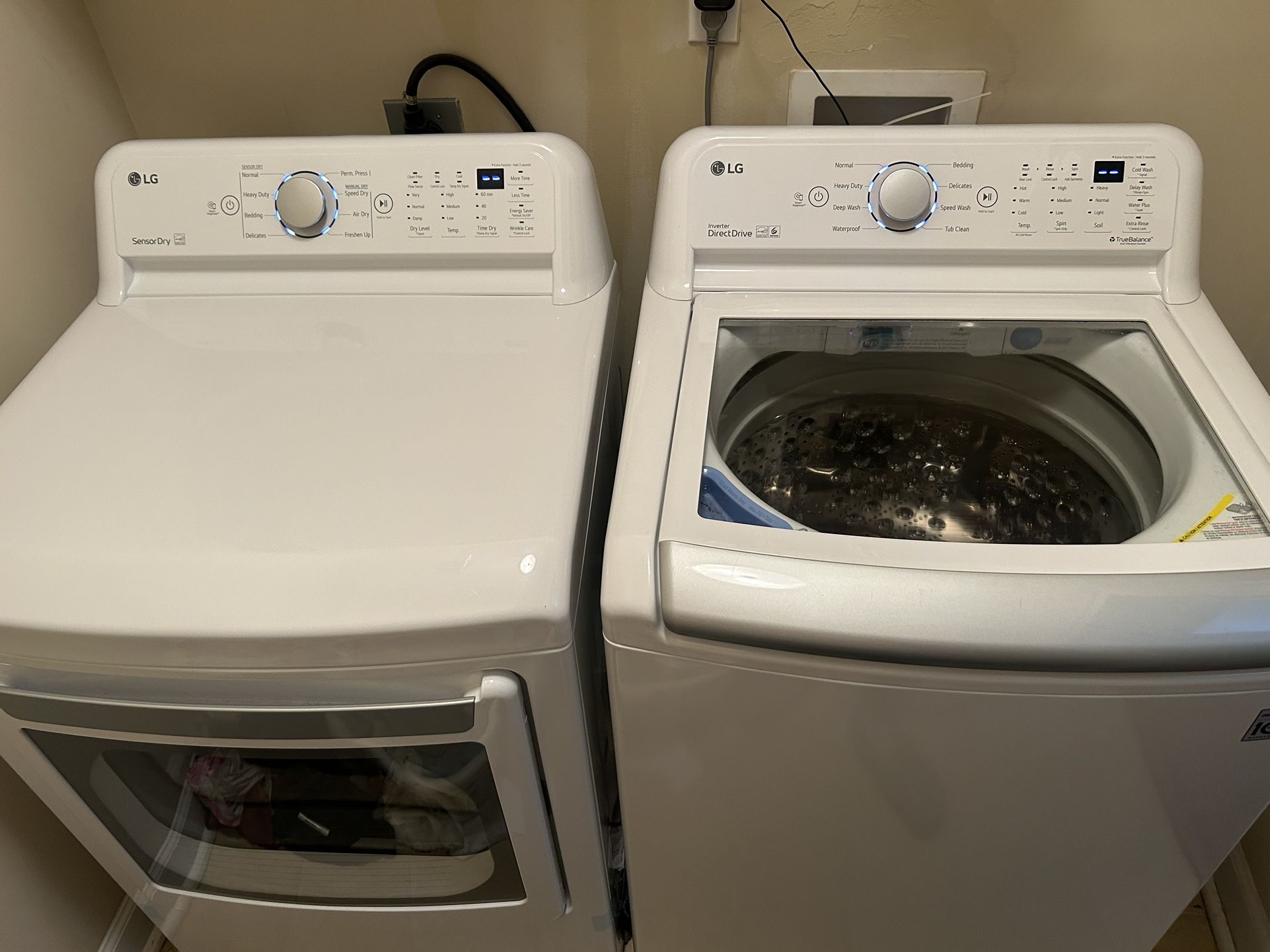 LG Washer And Dryer 