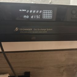 Sony 5 Disc Changer CDP-CE275 And JVC-rx 307 Vintage Stereo Equipment