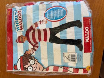 Where's Waldo Child Costume Medium