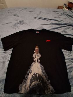 XXL Jaws Graphic T-Shirt Black