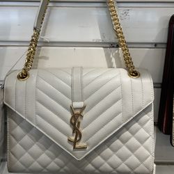 Saint Laurent Envelope Triquilt Medium YSL