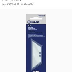 Kobalt Utility Blades Carbon Steel Utility Replacement Blade (10-Pack)