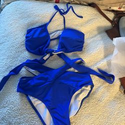 Blue Bikini Set Size XS