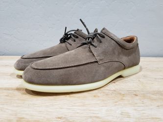 NWOB! ECCO Men's Suede Leather Lace-Up Oxford Shoes (44 | 10/10.5) Greige