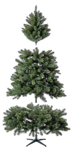 7.5' Green Artificial Christmas Tree with Stand