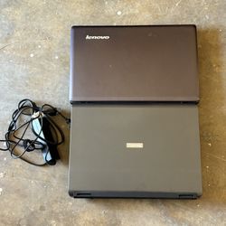 2 Laptops Toshiba & Lenovo 