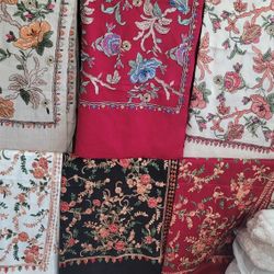Indian Pakistani shawl. Scarves 