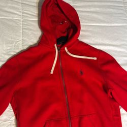 Polo Jacket Red Medium 