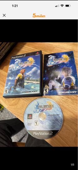 Final Fantasy X (Sony PlayStation 2, 2001) CIB, Black Label Tested And Working  The product is Final Fantasy X for the Sony PlayStation 2, released in