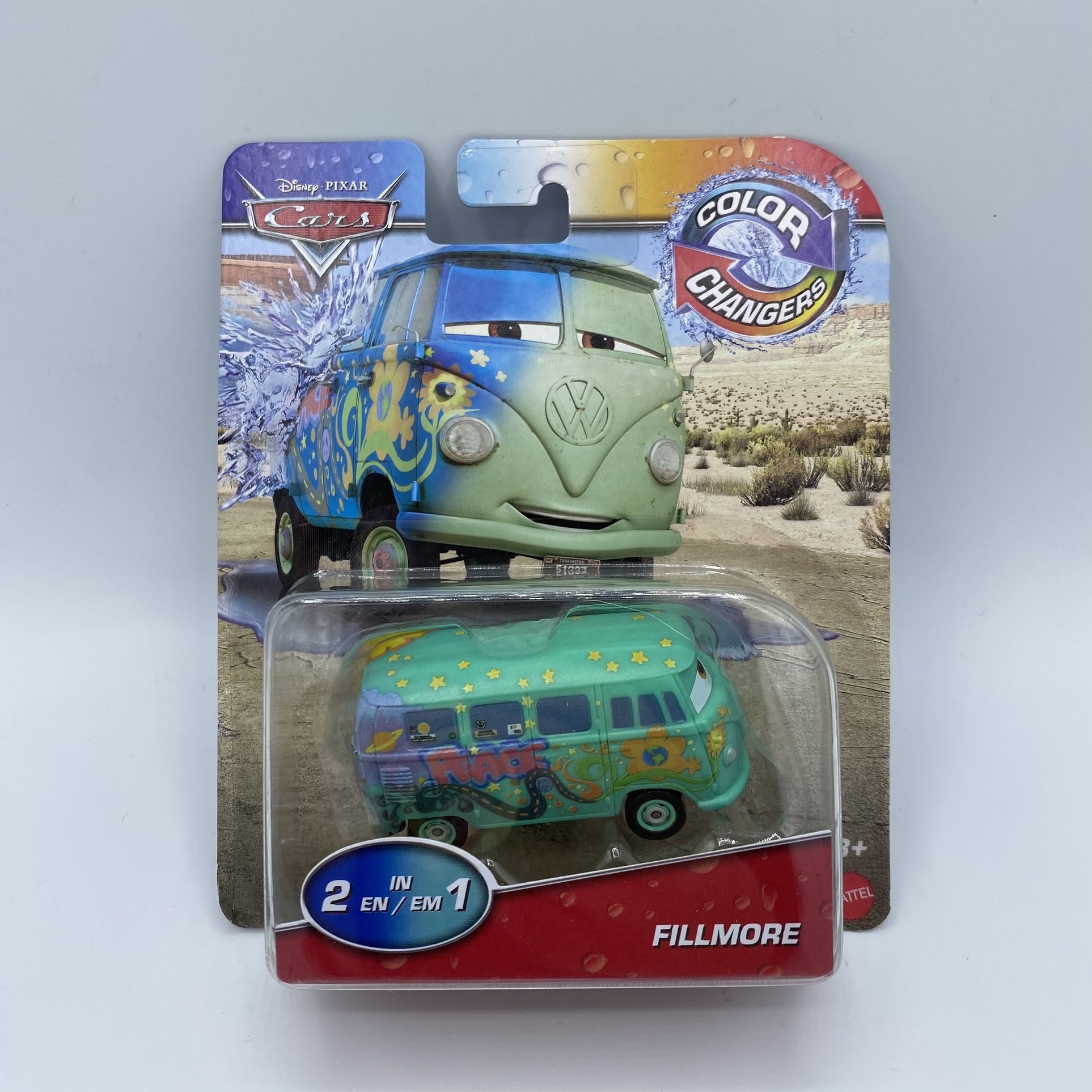 Disney Pixar Cars 2021 Color Changers FILLMORE 2n1 Van HTF 2 In 1 Brand New