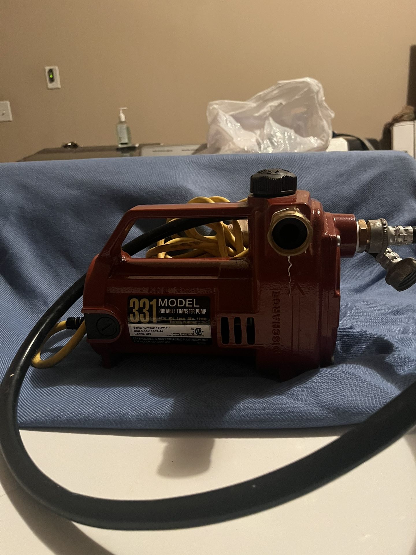 331 Moder Portable Transfer Pump