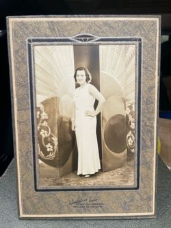 ✨ VINTAGE Original 1930s Art Deco Studio Portrait ✨