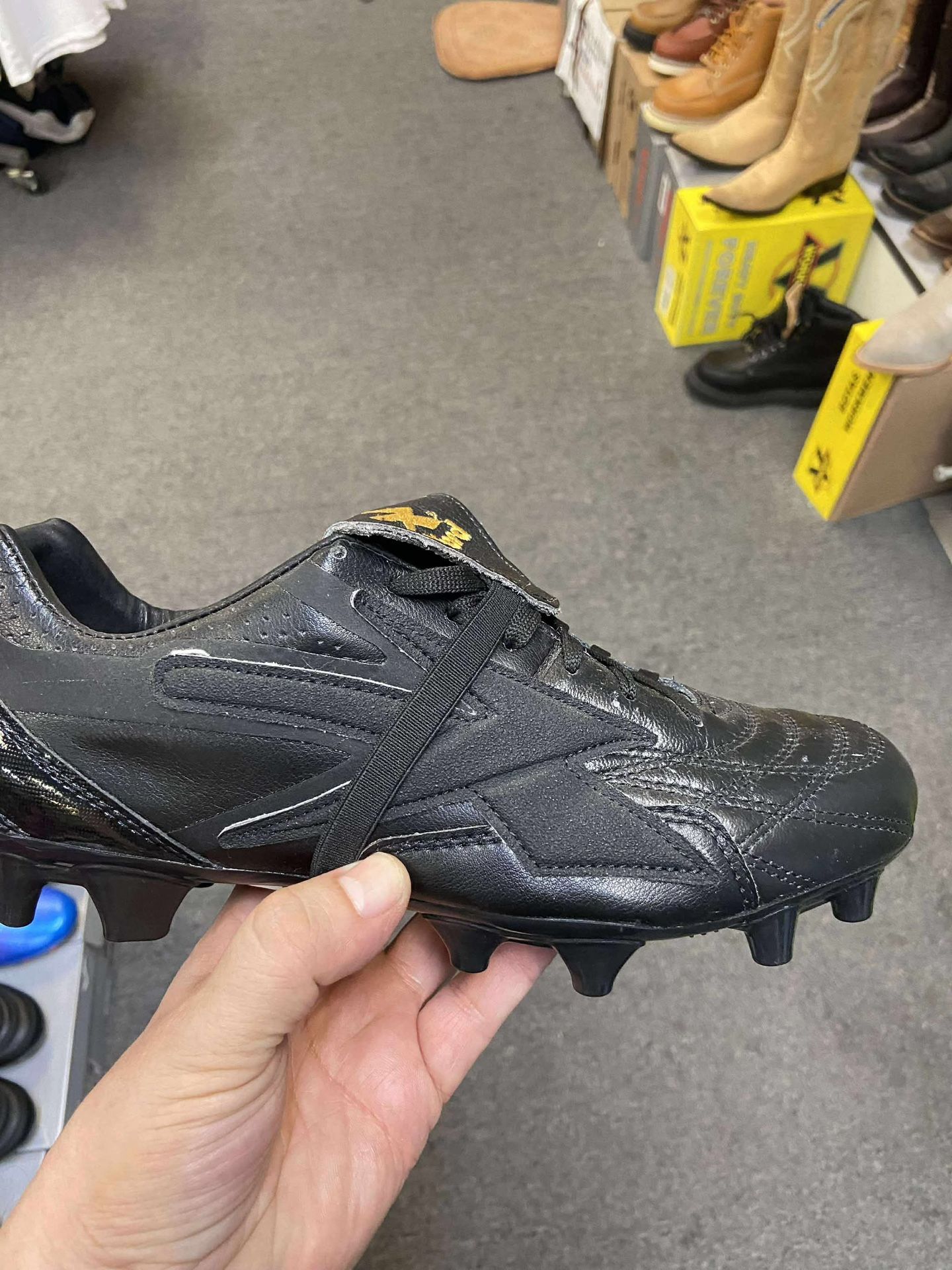 Zapatos concord de piel para futbol soccer