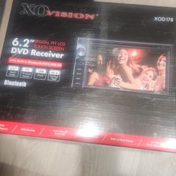 New Xo Vision Double Din Bluetooth DVD Cd 