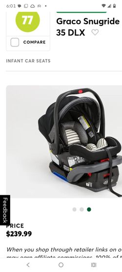 Infant carseat with base