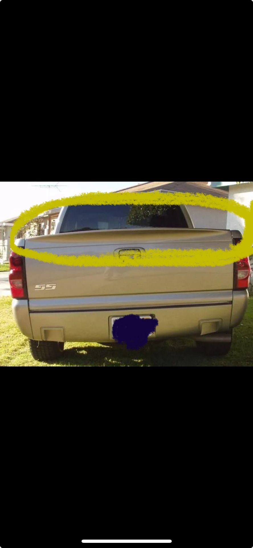 Chevrolet Silverado SS Wing Spoiler OEM