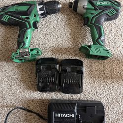 Hitachi Drills Set 