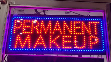 Permanent make up sign LED 32x12