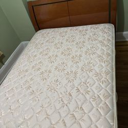 Queen Bed Frame/Headboard & Mattress