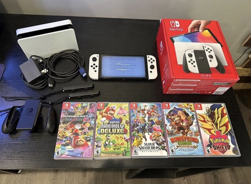 OLED Model HEG-001 Handheld Console - 64GB - White