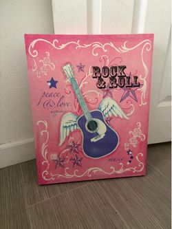 decorative frame for girls rock n roll