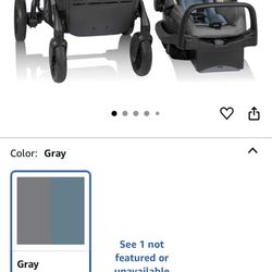 Evenflo Pivot Troop Child and Pet Modular Travel System (Bluestone Gray)