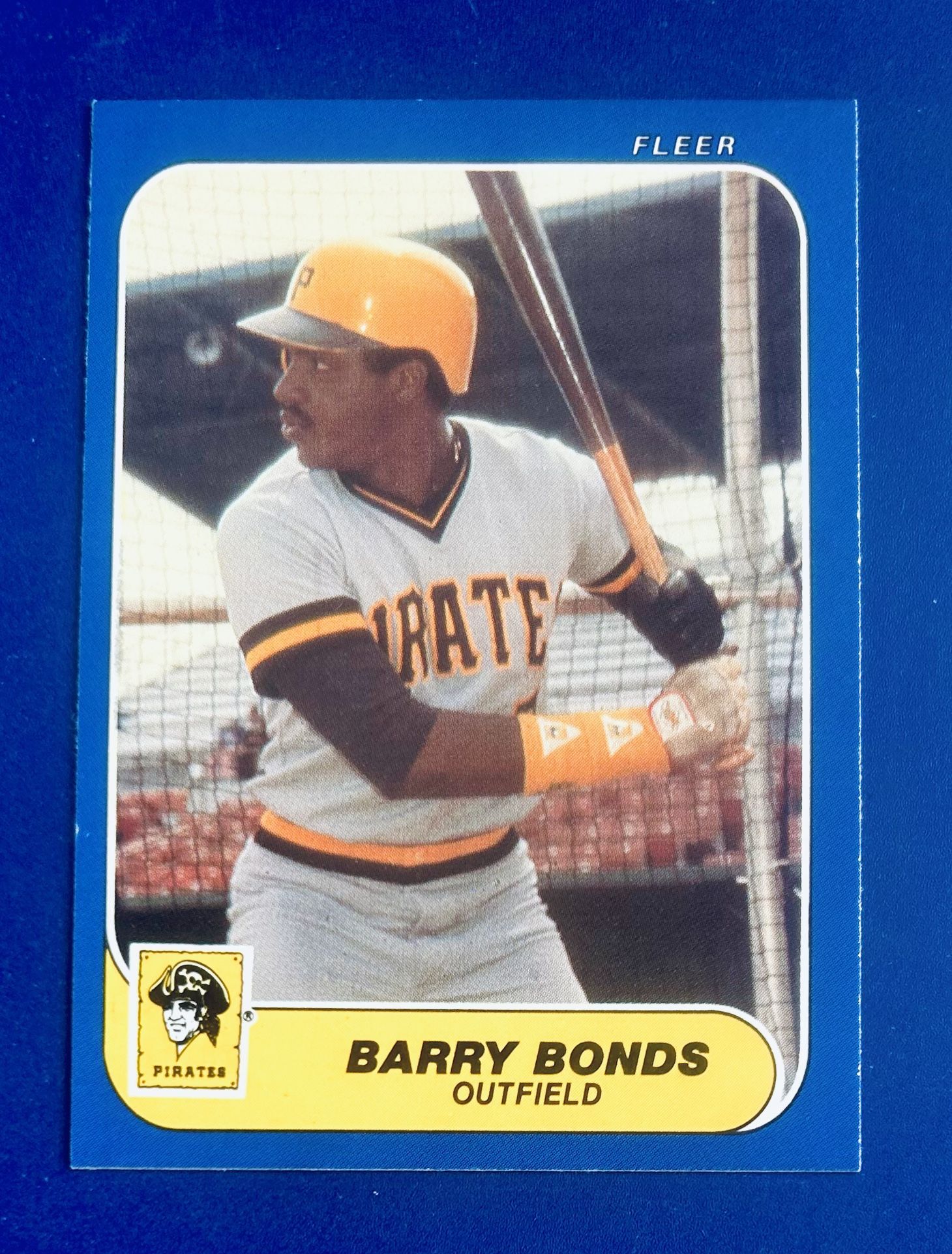 1986 Fleer Barry Bonds Rookie Baseball Card