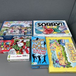Puzzles And Games Lot $12 Firm 