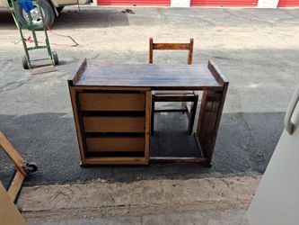 2pc Adult little people Rustic work station