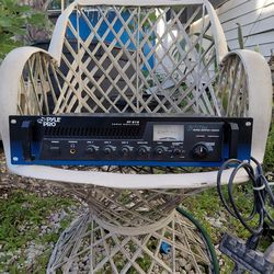 Pyle PT-810 600-watt Professional Power Amplifier mixer