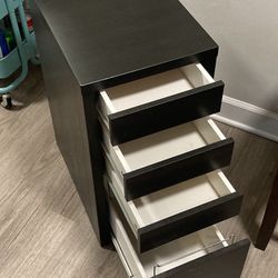 Ikea Small Desk Cabinet - Espresso