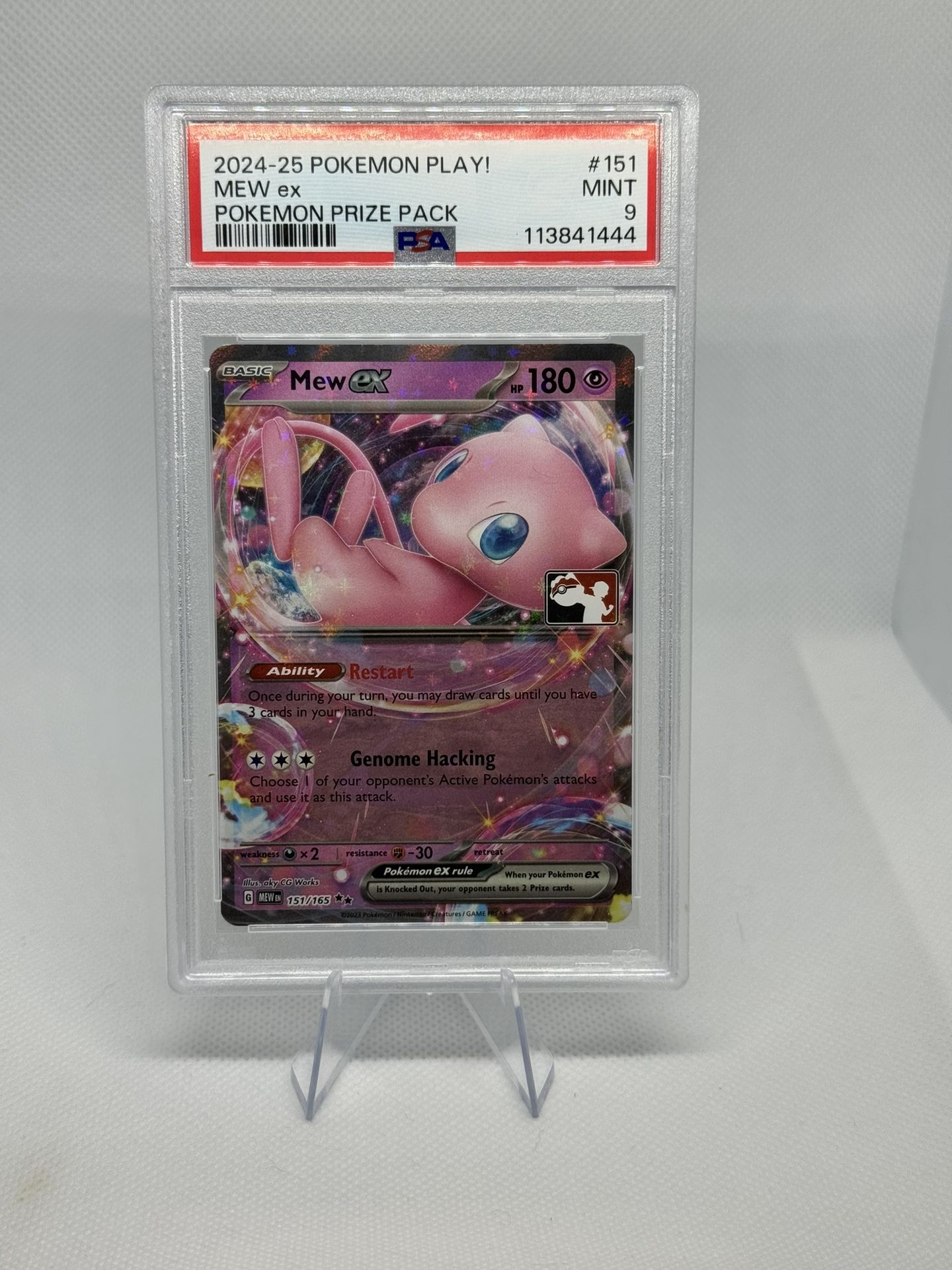 2024 POKEMON PLAY! POKEMON PRIZE PACK: SERIES #151 MEW EX PSA