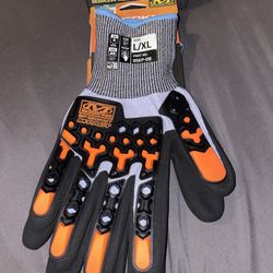 NEW 1 Pair L/XL MECHANIX WEAR Black Nitrile gloves
